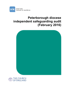 Peterborough diocese independent safeguarding audit (February