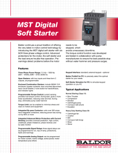 MST Digital Soft Starter