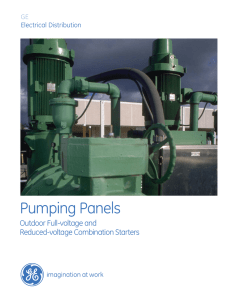 Pumping Panels - GE Industrial Solutions