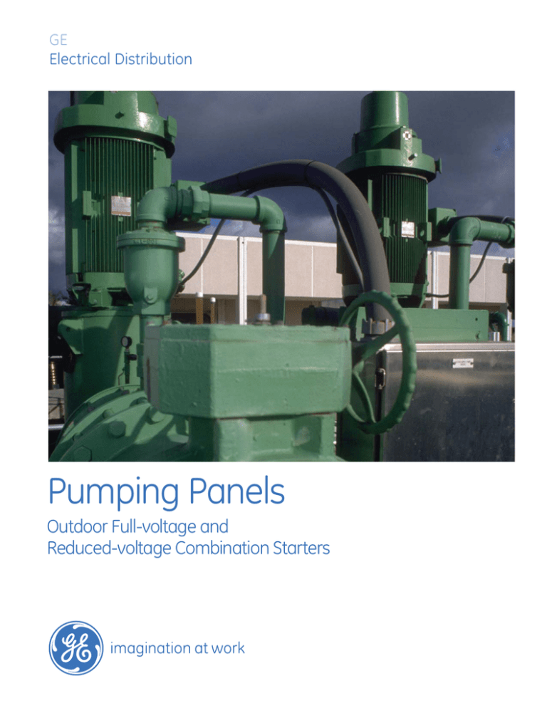 Pumping Panels GE Industrial Solutions