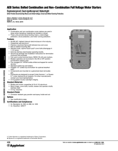 AEB Series: Bolted Combination and Non