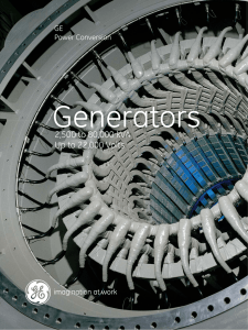 Generators Brochure - English