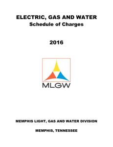 ELECTRIC, GAS AND WATER 2016