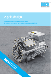 2-pole design New - Compressors for Commercial Refrigeration