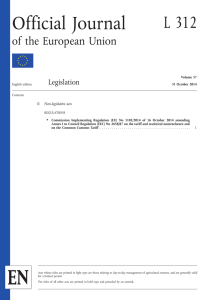(EU) No 1101/2014