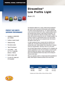 Streamline® Low Profile Light