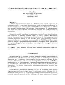 composite structures with built-in diagnostics