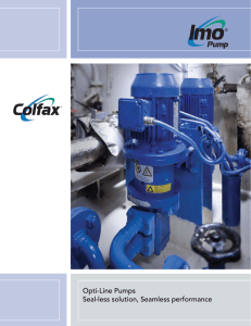 Opti-Line Pumps Seal-less solution, Seamless performance
