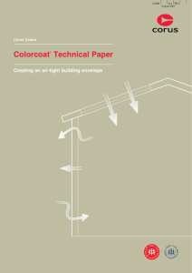 Colorcoat® Technical Paper - Creating an air