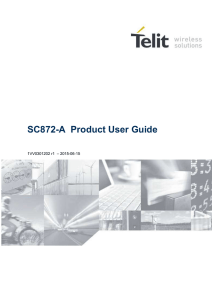 SC872-A Product User Guide