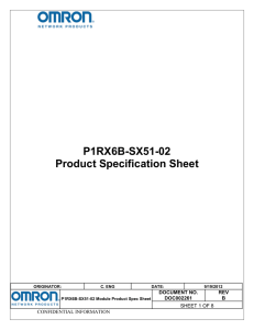 P1RX6B-SX51-02 Spec Sheet