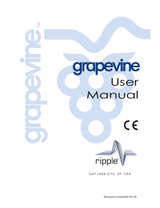 Grapevine User Manual v09