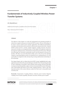 Fundamentals of Inductively Coupled Wireless Power