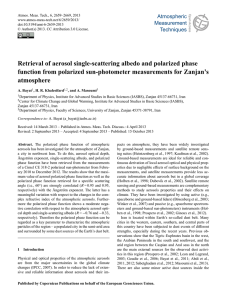Retrieval of aerosol single-scattering albedo and polarized phase