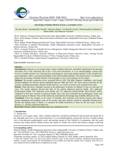 PDF Fulltext - Electronic Physician Journal