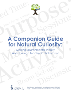 A Companion Guide for Natural Curiosity