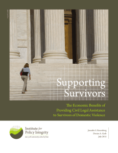 Supporting Survivors - Institute for Policy Integrity