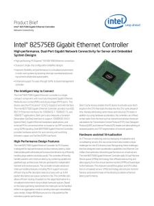 Intel® 82575EB Gigabit Ethernet Controller