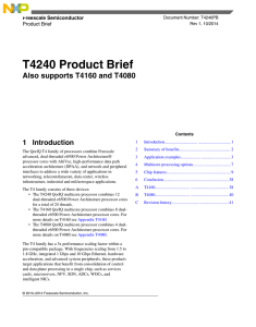 T4240 Product Brief