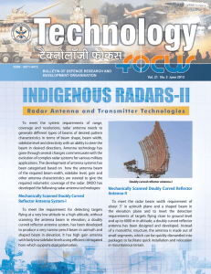 Radar Antenna and Transmitter Technologies