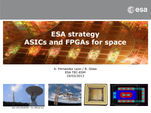 ASICs and FPGAs in space - Indico