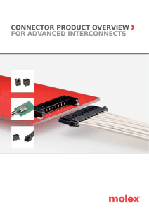 connector product overview for advanced interconnects