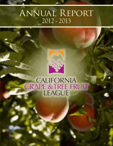 Annual Report - California Fresh Fruit Association