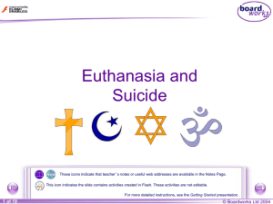 Euthanasia and Suicide