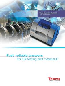 Fast, reliable answers - Thermo Fisher Scientific