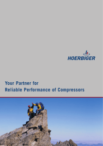 Your Partner for Reliable Performance of Compressors