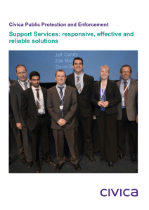 Support Services: responsive, effective and reliable solutions