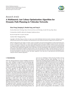 A Multimetric Ant Colony Optimization Algorithm for Dynamic Path