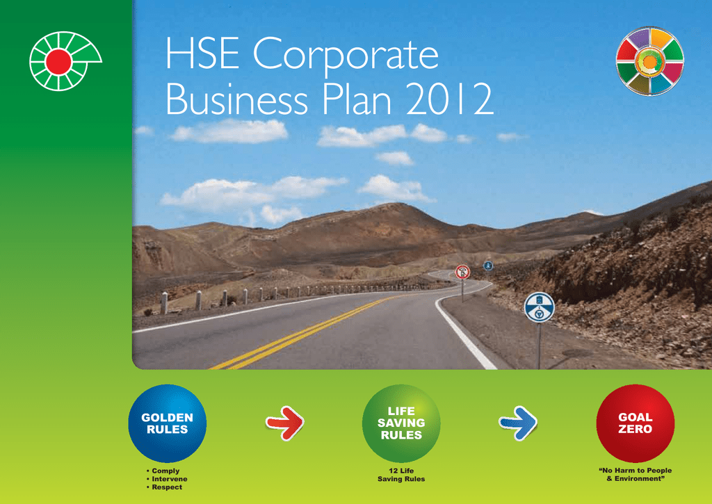 HSE Corporate Business Plan 2012