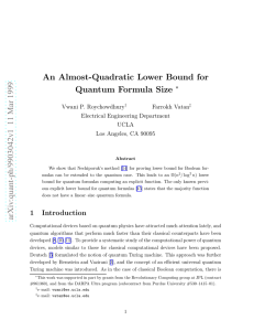 An Almost-Quadratic Lower Bound for Quantum Formula Size