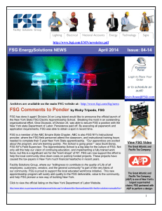 April 2014 - Facility Solutions Group