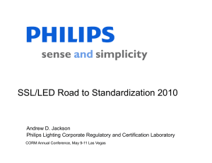 SSL/LED Road to Standardization 2010