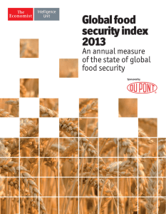 global food security index 2013