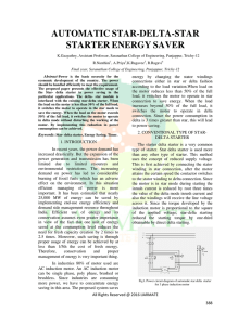 AUTOMATIC STARTER UTOMATIC STAR-DELTA