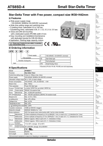 Small Star-Delta Timer ATS8SD-4