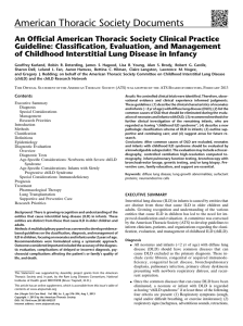 An Official American Thoracic Society Clinical Practice Guideline