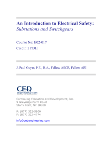 An Introduction to Electrical Safety: Substations