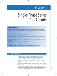 Single-Phase Series AC Circuits