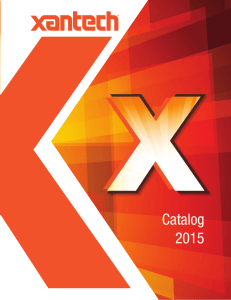 Catalog 2015 - Xantech.com