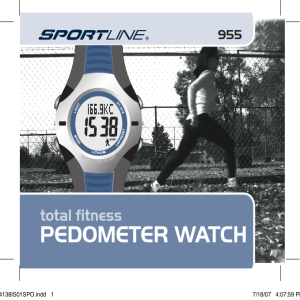 pedometer watch