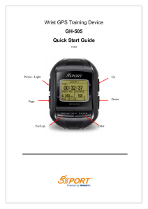 Wrist GPS Training Device GH