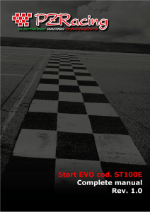 Manuale – Start EVO Cod. ST100E