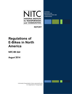 Regulations of E-Bikes in North America - E