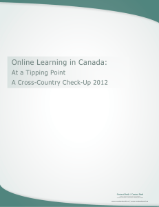 Online Learning in Canada