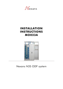 INSTALLATION INSTRUCTIONS MO023A