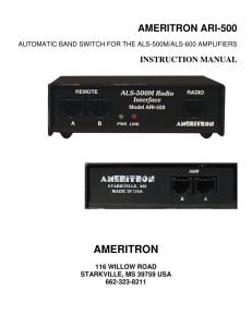 Manual - Ameritron